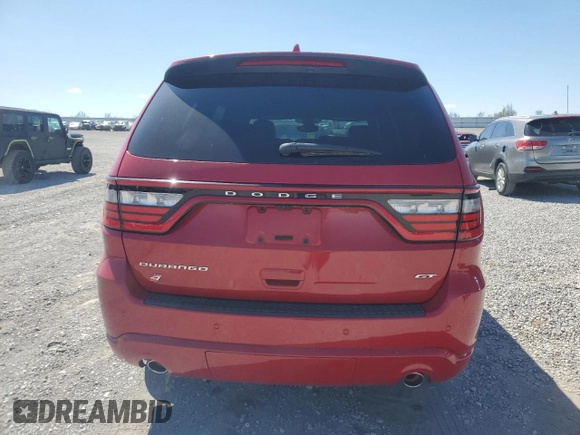 2021 Dodge Durango GT с VIN 1C4RDJDG4MC724898, выставлен на аукционе Copart как лот 51692835 с пробегом 52 739 миль миль и Списание • Salvage title. История ставок и продаж доступна на DreamBid. Изображение 6.