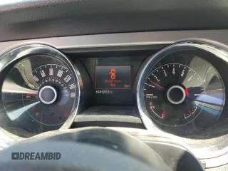 2014 Ford Mustang V6 with VIN 1ZVBP8AMXE5201707, listed as a Copart auction lot 49221165 with 164,123 mi miles and Salvage Title. Bid and sale history available at carsss.com. Image 9.