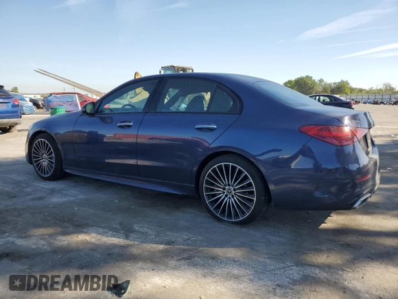 2024 Mercedes-Benz C 300 with VIN W1KAF4GB6RR172565, listed as a Copart auction lot 49794055 with 31,308 mi miles and Salvage Title. Bid and sale history available at carsss.com. Image 2.