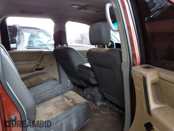 2004 Nissan Titan LE with VIN 1N6AA07A14N502098, listed as a IAAI auction lot 42130328 with 237,815 mi miles and . Bid and sale history available at DreamBid. Image 8.