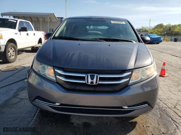 2015 Honda Odyssey LX with VIN 5FNRL5H25FB009675, listed as a Copart auction lot 53030325 with 154,319 mi miles and Salvage Title. Bid and sale history available at carsss.com. Image 5.
