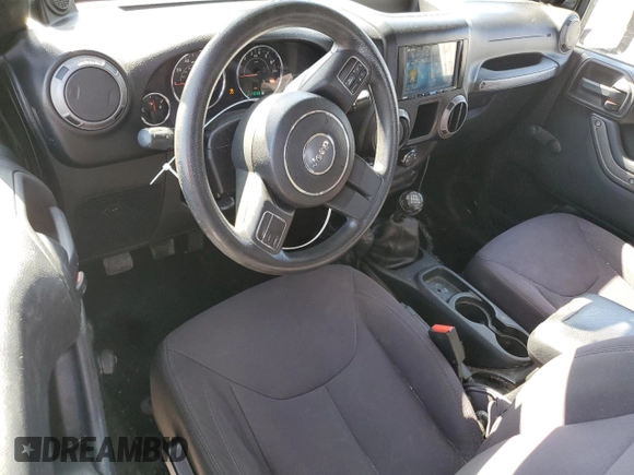2014 Jeep Wrangler Sport with VIN 1C4AJWAG5EL192554, listed as a Copart auction lot 52501535 with 117,038 mi miles and Salvage Title. Bid and sale history available at carsss.com. Image 8.