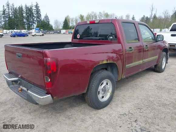 2008 Chevrolet Colorado LT w/1LT with VIN 1GCCS13E188134887, listed as a IAAI auction lot 42009593 with 127,517 mi miles. Bid and sale history available at carsss.com. Image 4.
