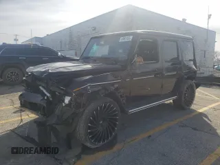 2023 Mercedes-Benz G 550 with VIN W1NYC6BJ2PX475145, listed as a Copart auction lot 49867455 with Not Provided miles and Salvage Title. Bid and sale history available at carsss.com. Image 1.