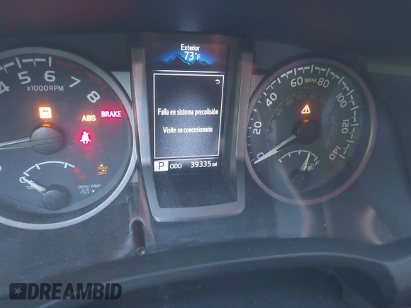2023 Toyota Tacoma SR with VIN 3TMCZ5AN4PM558760, listed as a IAAI auction lot 42626514 with 39,335 mi miles and . Bid and sale history available at DreamBid. Image 7.