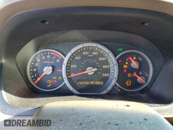 2008 Honda Pilot EX-L with VIN 5FNYF28728B013943, listed as a Copart auction lot 88882325 with 258,740 mi miles and Salvage Title. Bid and sale history available at DreamBid. Image 9.