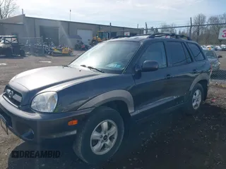 2005 Hyundai Santa Fe GLS with VIN KM8SC73D55U965052, listed as a IAAI auction lot 42124944 with 117,178 mi miles. Bid and sale history available at carsss.com. Image 2.