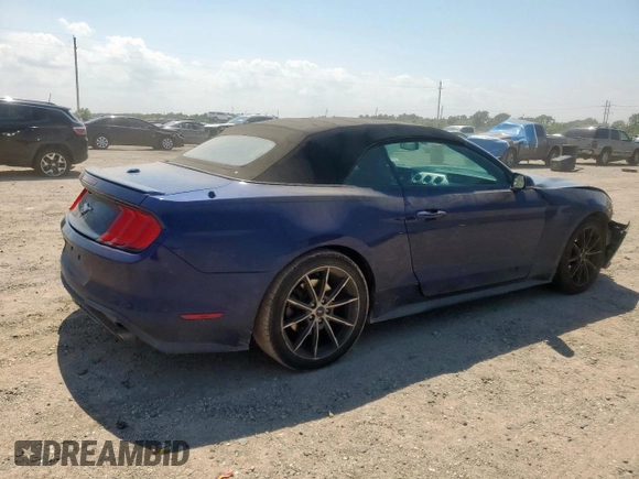 2018 Ford Mustang EcoBoost Premium with VIN 1FATP8UH3J5123986, listed as a Copart auction lot 59054595 with 125,280 mi miles and Salvage title. Bid and sale history available at DreamBid. Image 3.