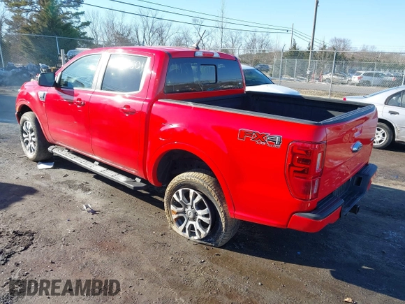 2020 Ford Ranger XL with VIN 1FTER4FH1LLA08126, listed as a IAAI auction lot 41575601 with 1 mi miles. Bid and sale history available at carsss.com. Image 3.