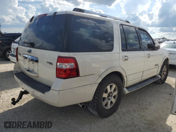 2008 Ford Expedition Limited z VIN 1FMFU19518LA16748, wystawiony jako Copart lot #74082134 z przebiegiem 121 592 mil mil oraz Szkoda całkowita • Salvage title. Historia ofert i sprzedaży dostępna na DreamBid. Obrazek 3.