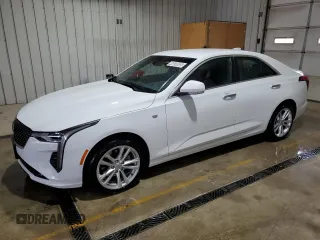2024 Cadillac CT4 Luxury with VIN 1G6DA5RK1R0132085, listed as a Copart auction lot 46838805 with 11,698 mi miles and Clean Title. Bid and sale history available at carsss.com. Image 1.