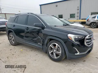 2019 GMC Terrain SLT with VIN 3GKALPEV4KL343302, listed as a Copart auction lot 55336215 with 160,288 mi miles and Clean Title. Bid and sale history available at DreamBid. Image 4.