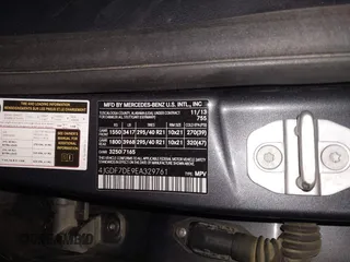 2014 Mercedes-Benz GL-Class GL 550 with VIN 4JGDF7DE9EA329761, listed as a IAAI auction lot 41651533 with 113,056 mi miles. Bid and sale history available at carsss.com. Image 9.