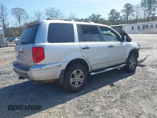 2005 Honda Pilot EX-L z VIN 5FNYF18655B001847, wystawiony jako IAAI lot #41874878 z przebiegiem Nie podano mil oraz . Historia ofert i sprzedaży dostępna na DreamBid. Obrazek 4.