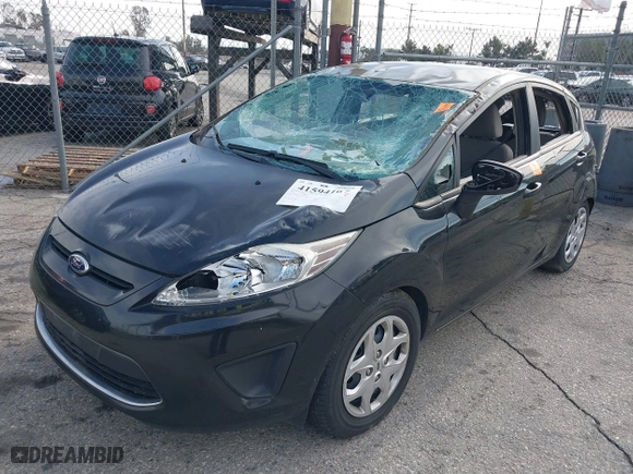 2012 Ford Fiesta SE with VIN 3FADP4EJ1CM198200, listed as a IAAI auction lot 41594167 with 1 mi miles. Bid and sale history available at carsss.com. Image 2.