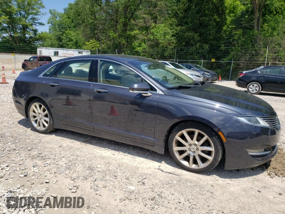 2014 Lincoln MKZ with VIN 3LN6L2JK1ER815422, listed as a Copart auction lot 63425755 with 127,094 mi miles and Salvage title. Bid and sale history available at DreamBid. Image 4.