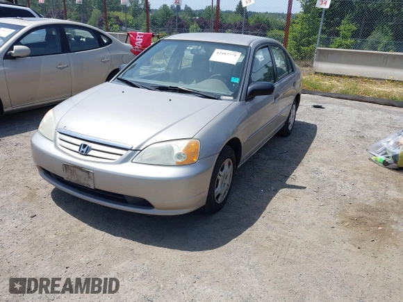 2001 Honda Civic LX z VIN 2HGES16531H592825, wystawiony jako IAAI lot #42487771 z przebiegiem 133 011 mil mil oraz . Historia ofert i sprzedaży dostępna na DreamBid. Obrazek 2.