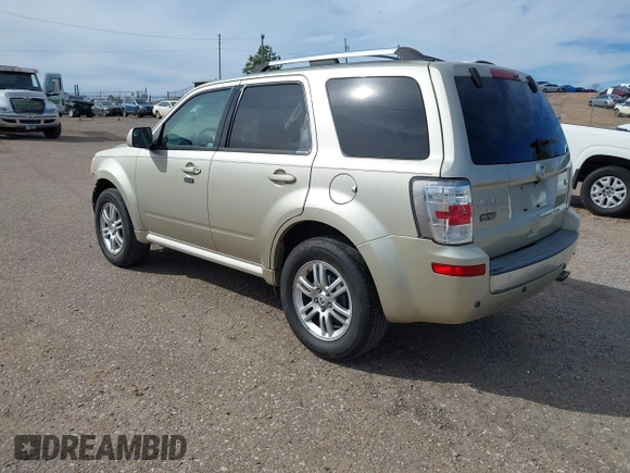 2010 Mercury Mariner Premier with VIN 4M2CN8HG4AKJ05736, listed as a IAAI auction lot 41744987 with 209,819 mi miles and . Bid and sale history available at DreamBid. Image 3.
