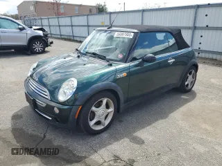 2005 MINI Convertible with VIN WMWRF33475TG10019, listed as a Copart auction lot 53307005 with 124,353 mi miles and Clean title. Bid and sale history available at DreamBid. Image 1.