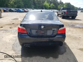 2010 BMW 5 Series 528i with VIN WBANU5C56AC364807, listed as a Copart auction lot 52123605 with 108,557 mi miles and Salvage Title. Bid and sale history available at carsss.com. Image 6.