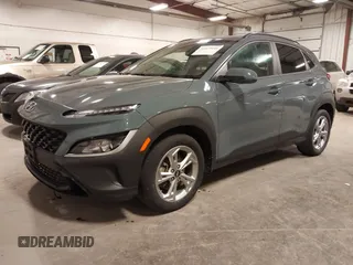 2022 Hyundai Kona SEL with VIN KM8K6CAB3NU890448, listed as a IAAI auction lot 41879210 with 74,438 mi miles and . Bid and sale history available at DreamBid. Image 2.