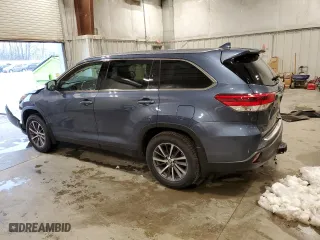 2019 Toyota Highlander SE with VIN 5TDJZRFH6KS998554, listed as a Copart auction lot 85590414 with 79,289 mi miles and Salvage Title. Bid and sale history available at carsss.com. Image 2.