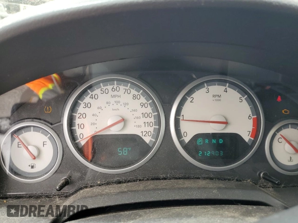 2010 Dodge Grand Caravan SXT with VIN 2D4RN5D12AR159668, listed as a Copart auction lot 49608275 with 212,903 mi miles and Salvage Title. Bid and sale history available at DreamBid. Image 9.