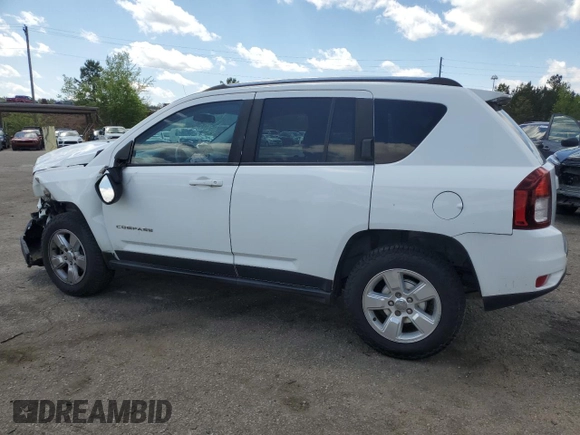 2014 Jeep Compass Sport with VIN 1C4NJCBA5ED844934, listed as a Copart auction lot 52774945 with 148,897 mi miles and Salvage Title. Bid and sale history available at carsss.com. Image 2.