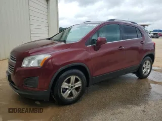 2016 Chevrolet Trax LT z VIN 3GNCJLSB2GL241475, wystawiony jako Copart lot #59080455 z przebiegiem 90 605 mil mil oraz Czysty tytuł • Clean title. Historia ofert i sprzedaży dostępna na DreamBid. Obrazek 1.