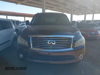 2012 Infiniti QX56 7-passenger with VIN JN8AZ2NE8C9020897, listed as a IAAI auction lot 42453571 with 173,145 mi miles and . Bid and sale history available at DreamBid. Image 6.