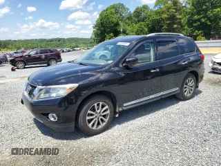2013 Nissan Pathfinder SL with VIN 5N1AR2MM5DC684028, listed as a Copart auction lot 55998085 with 242,724 mi miles and Salvage title. Bid and sale history available at DreamBid. Image 1.