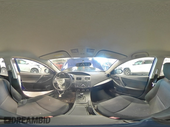 2013 Mazda 3 i Touring with VIN JM1BL1LP5D1770418, listed as a Copart auction lot 47085325 with 107,903 mi miles and Non Repairable. Bid and sale history available at carsss.com. Image 14.