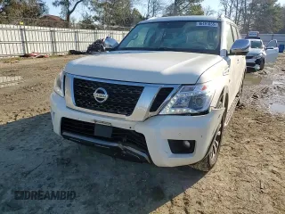 2020 Nissan Armada SL with VIN JN8AY2ND9L9109193, listed as a Copart auction lot 46491855 with 73,564 mi miles and Salvage Title. Bid and sale history available at carsss.com. Image 12.