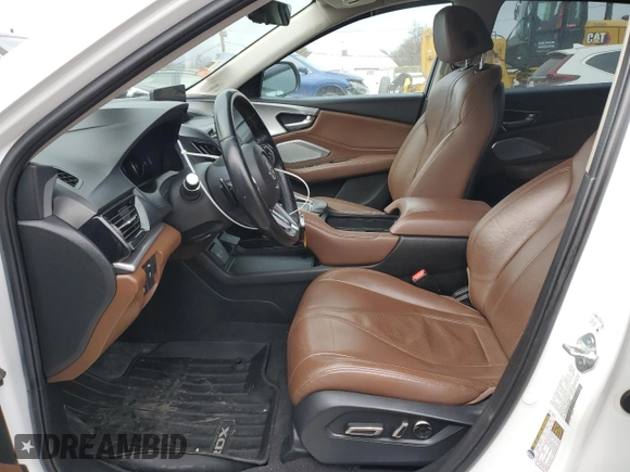 2021 Acura RDX Technology with VIN 5J8TC2H51ML046667, listed as a Copart auction lot 47938195 with 44,444 mi miles and Salvage title. Bid and sale history available at DreamBid. Image 7.