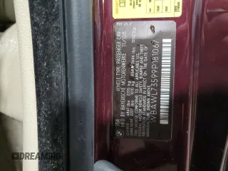 2009 BMW 3 Series 335i with VIN WBAWL73599P181067, listed as a Copart auction lot 45146485 with 106,145 mi miles and Salvage title. Bid and sale history available at DreamBid. Image 13.