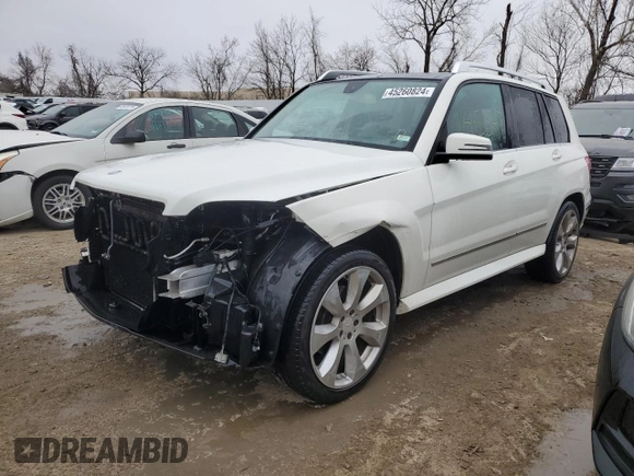 2010 Mercedes-Benz GLK 350 with VIN WDCGG8HB2AF393801, listed as a Copart auction lot 45260824 with 145,047 mi miles and Salvage Title. Bid and sale history available at DreamBid. Image 1.