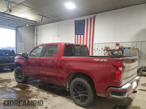 2024 Chevrolet Silverado 1500 RST with VIN 1GCUDEED5RZ230463, listed as a Copart auction lot 86950434 with 19,739 mi miles and Salvage Title. Bid and sale history available at carsss.com. Image 2.
