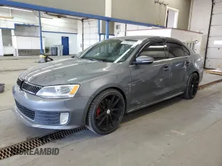 2013 Volkswagen Jetta GLI Autobahn with VIN 3VW4A7AJ7DM234635, listed as a Copart auction lot 53502205 with 160,441 mi miles and Salvage Title. Bid and sale history available at DreamBid. Image 1.