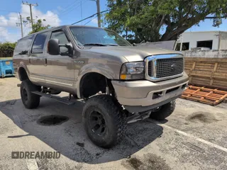 2004 Ford Excursion Limited с VIN 1FMSU43P44EA56041, выставлен на аукционе IAAI как лот 42523320 с пробегом 145 017 миль миль и . История ставок и продаж доступна на DreamBid. Изображение 1.
