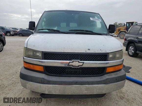 2010 Chevrolet Express Passenger LT z VIN 1GA2G1DG7A1107293, wystawiony jako Copart lot #78936284 z przebiegiem 178 012 mil mil oraz Szkoda całkowita • Salvage title. Historia ofert i sprzedaży dostępna na DreamBid. Obrazek 5.