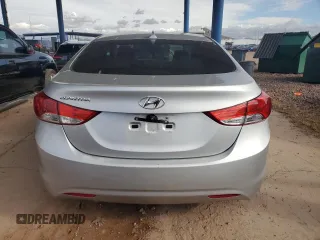 2012 Hyundai Elantra Limited with VIN KMHDH4AEXCU346870, listed as a Copart auction lot 48953445 with 91,334 mi miles and Salvage Title. Bid and sale history available at carsss.com. Image 6.