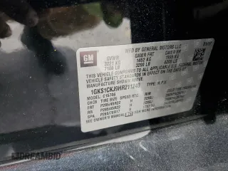 2017 GMC Yukon Denali with VIN 1GKS1CKJ9HR211240, listed as a Copart auction lot 50973015 with 95,484 mi miles and Salvage Title. Bid and sale history available at carsss.com. Image 13.