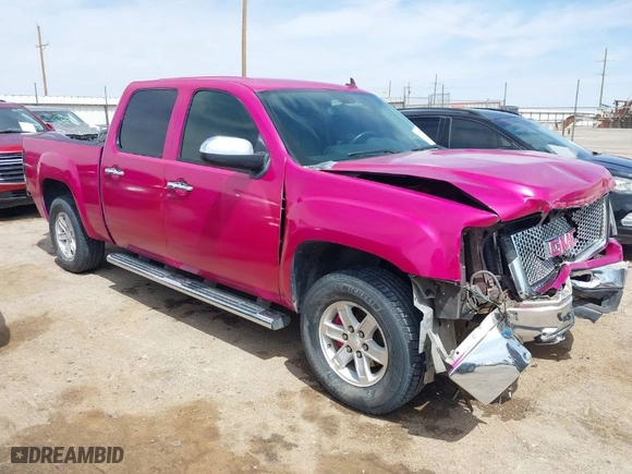 2011 GMC Sierra 1500 SLE with VIN 3GTP1VE07BG408091, listed as a IAAI auction lot 41905587 with 167,467 mi miles. Bid and sale history available at carsss.com. Image 1.