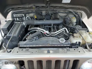 2004 Jeep Wrangler Sahara with VIN 1J4FA59SX4P791038, listed as a Copart auction lot 56154455 with 193,693 mi miles and Salvage title. Bid and sale history available at DreamBid. Image 11.