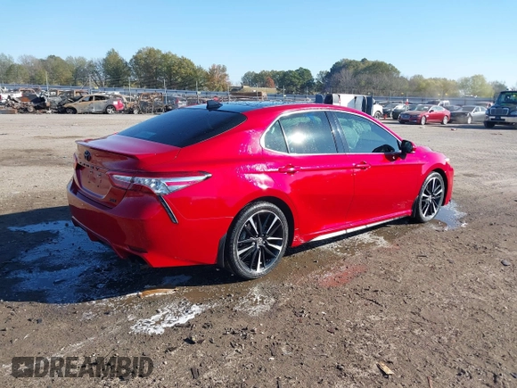2020 Toyota Camry XSE with VIN 4T1K61AK9LU393745, listed as a IAAI auction lot 40965358 with 51,120 mi miles and . Bid and sale history available at DreamBid. Image 4.