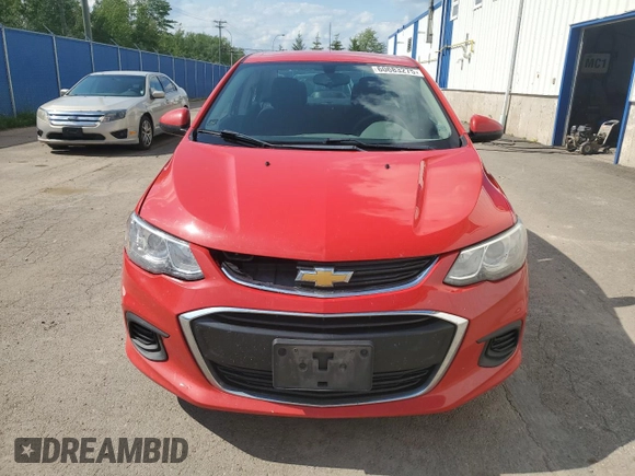 2017 Chevrolet Sonic LT with VIN 1G1JD5SH7H4168966, listed as a Copart auction lot 60683275 with 181,020 mi miles and Salvage title. Bid and sale history available at DreamBid. Image 5.