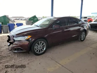 2017 Ford Fusion SE with VIN 3FA6P0H75HR142062, listed as a Copart auction lot 63306325 with 48,883 mi miles and Salvage title. Bid and sale history available at DreamBid. Image 1.