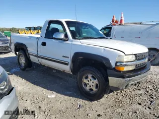 2001 Chevrolet Silverado 1500 LS with VIN 1GCEK14T41Z293733, listed as a Copart auction lot 74074914 with 266,504 mi miles and Salvage Title. Bid and sale history available at carsss.com. Image 4.