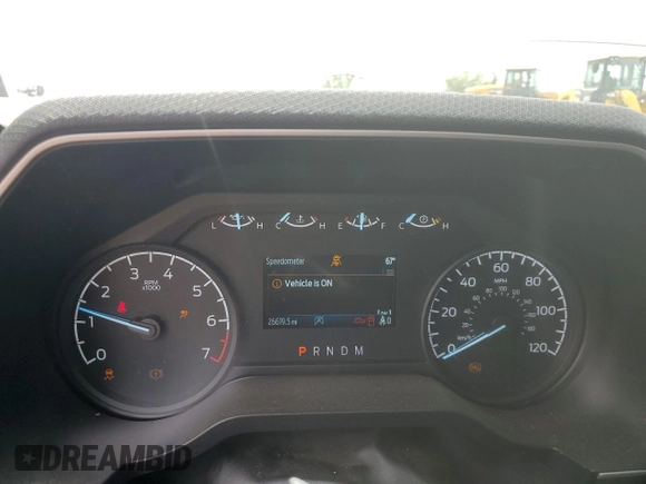 2023 Ford F-150 XL with VIN 1FTEW1CP2PFC13963, listed as a Copart auction lot 56045545 with 26,619 mi miles and Salvage title. Bid and sale history available at DreamBid. Image 9.
