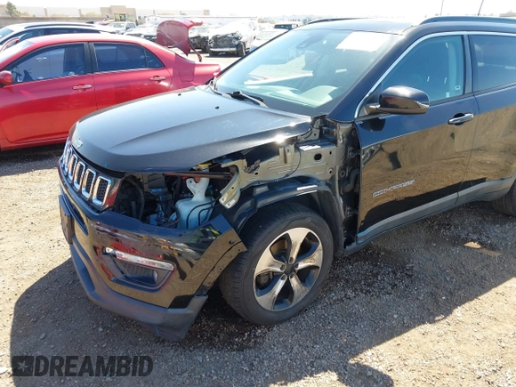 2017 Jeep Compass Latitude with VIN 3C4NJCBB6HT605934, listed as a IAAI auction lot 41846329 with 145,275 mi miles and . Bid and sale history available at DreamBid. Image 6.